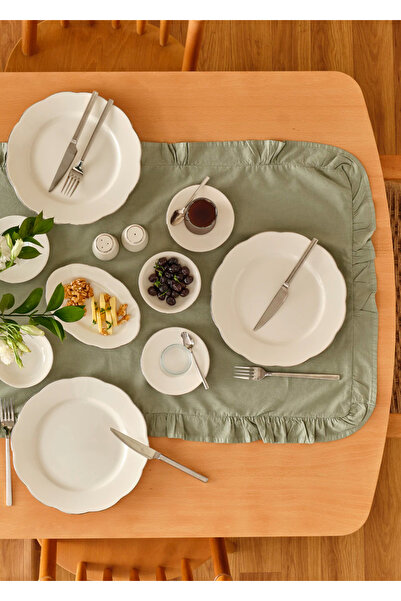 Bella Maison Set de mic dejun din porțelan Clover pentru 6 persoane - 26 bucă...