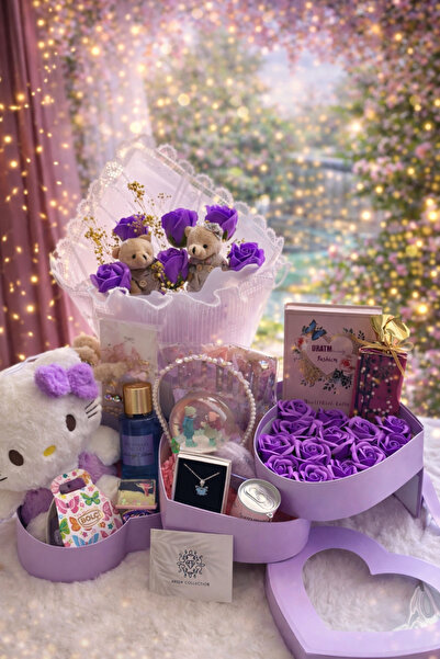 Ahsen Collection Prenses tacı mor