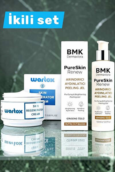 BMK WARTOX ETBENİNE VE SİĞİL GÖRÜNÜME KARŞI BAKIM KREMİ + DERMAVIORA CİLT YEN...