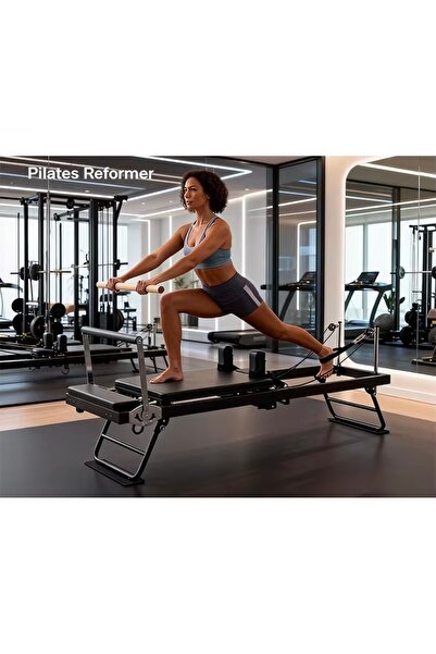 Hattrick Pilates Reformer Ev Tipi - Yer Kaplamaz Katlanır Hafif