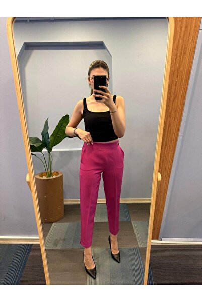 GENCULUS Παντελόνι με ελαστικό μέσης με κουμπί