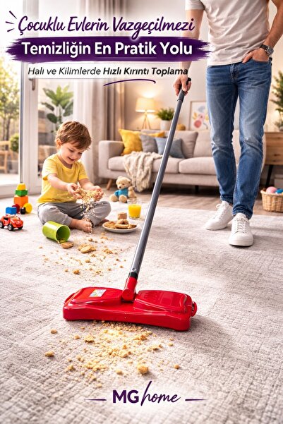 VENON 1 Takım Saplı Gırgır + KALIN METAL 🌼 Kaliteli Sap Temizlik Halı Temizl...