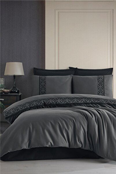 Aran Clasy Clasy Ranforce pentru două persoane lenjerie de pat Borderline Nie...