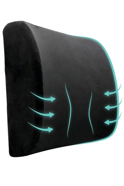 Ankaflex Ortopedik Ofis Sandalye Oto Araç Koltuk Bel Destek Yastığı Sırt Minderi