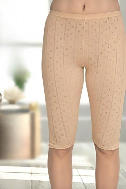 Altınay Kadın Jakarlı Kapri - %90 Pamuk