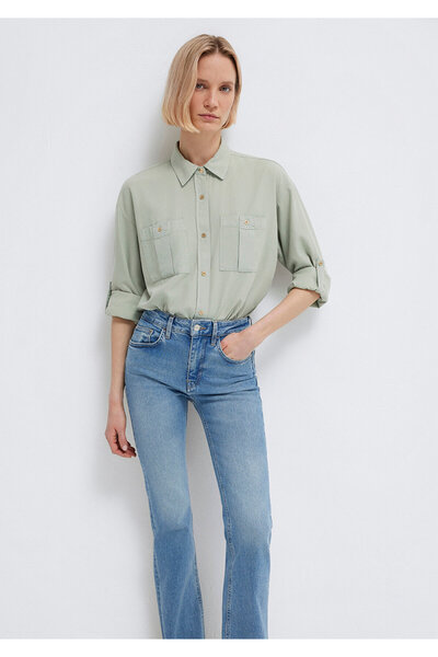 Mavi Green Shirt Loose Fit / Relaxed Fit 1211383-70113