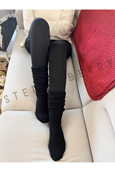 STEPPE BERRY Новий сезон Товсті чорні гетри