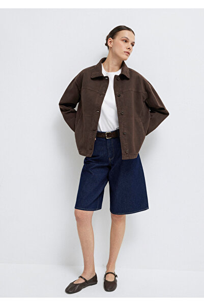 Mavi Pocket Detail Brown Shirt Oversized / Wide Fit 1211424-71603