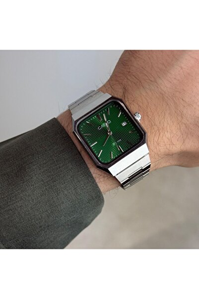 cs ساعة يد رجالي MTP استيل Square كا ســيو - الإصدار الجديد