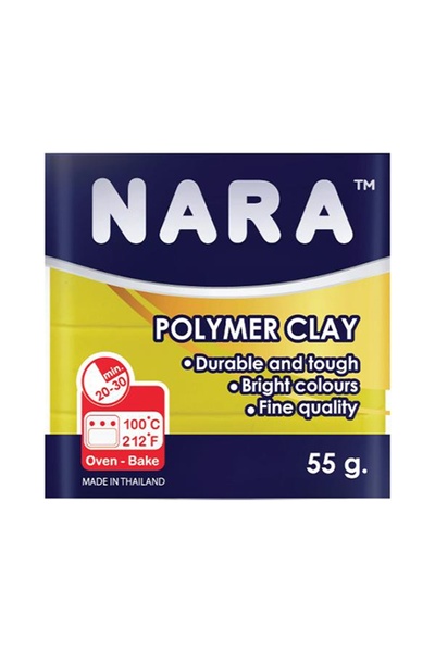 NARA Polymer Clay 55 Grams Pm16 Primary Yellow X 6 Pieces