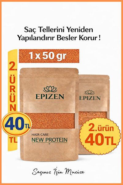 EPİZEN Saç Bakım Proteini / Hair Protein Yıpranmalara Karşı Özel Ürün 50gr