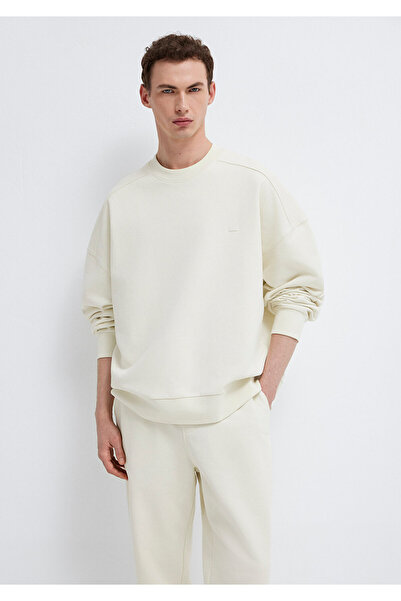 Mavi Crew Neck Ecru Sweatshirt 0S10550-71610