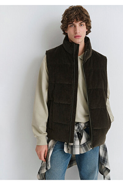 Mavi Vestă gonflabilă din catifea maro Regular Fit / Normal croială 0110659-7...