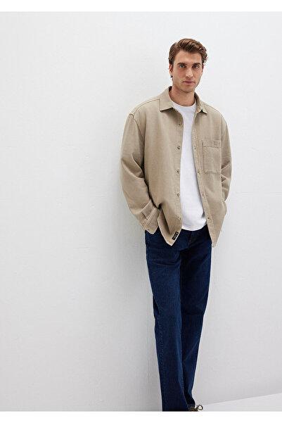 Mavi Pocket Detailed Beige Shirt Loose Fit / Relaxed Fit 0211760-70360