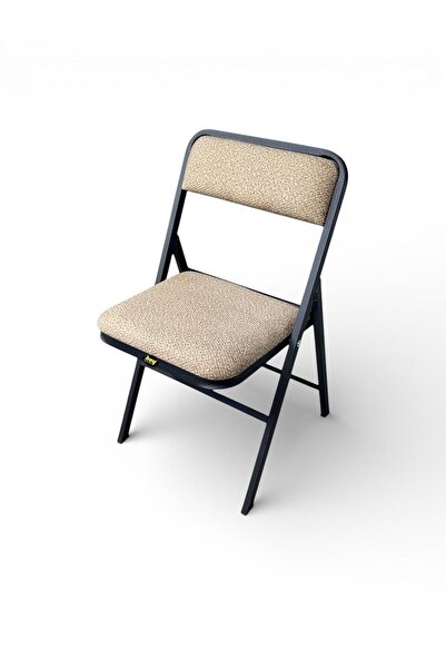 hey Katlanır Kamp Sandalyesi Piknik Sandalyesi Kahve Puffy Kumaş - Tekli