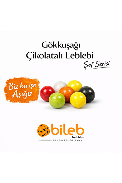 bileb serinhisar bi leblebi'de bana Gök Kuşağı Çikolatalı Leblebi 400 g