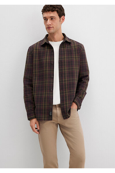 Mavi Checkered Brown Shirt Regular Fit / Regular Cut 0211818-91371