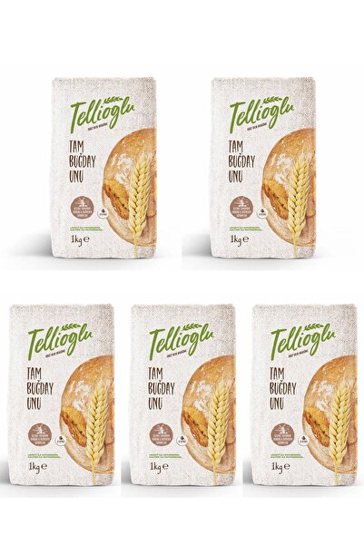tellioğlu Tam Buğday Unu 5x1 Kg