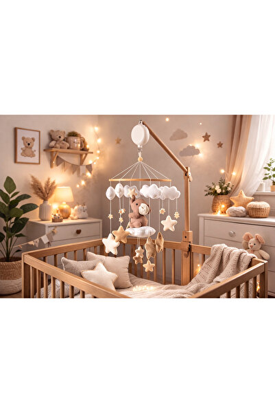 LusnikaStore (MÜZIKLİ)bebek Odasi Besik Dönencesi Besik Yani Süsü Bebek Odasi...