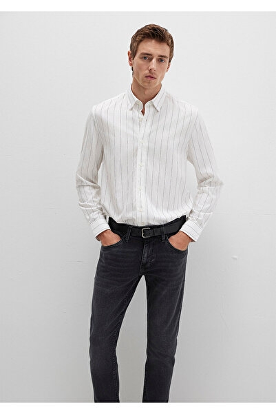 Mavi Striped White Shirt Regular Fit / Regular Cut 0211665-90898