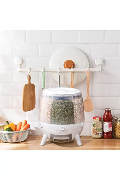 CAN 6 Compartment 360 Degree Rotatable 6 Lt Bakliyat Organizer (5343)