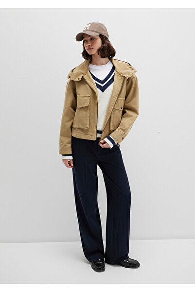 Mavi Hooded Oversize Brown Women's Jacket M1110605-70204