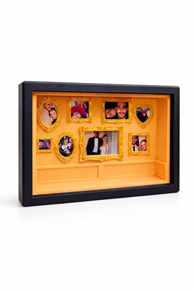 SolidCraft3D Kişiye Özel Museum Of Us 3D Baskı Çerçeve – 8 Fotoğraflı Romanti...