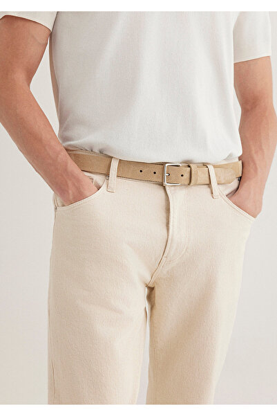 Mavi Beige Leather Belt 0911877-70218