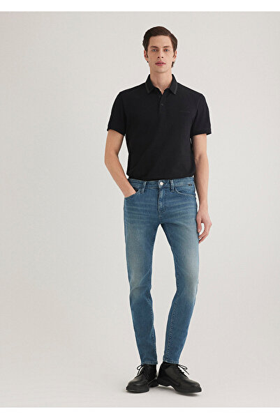 Mavi James Lux White and Blue Jins Jean Pants with Different Lengths 0042489352