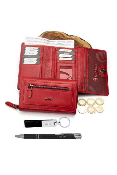 Grande - 2715 - GERÇEK DERİ KADIN CÜZDANI