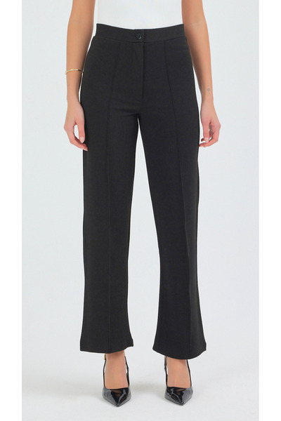 Geco Pantaloni Palazzo negri Premium talie înaltă efect modelator material re...