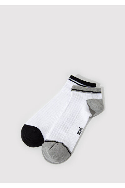 Mavi 2er-Pack weiße Booties-Socken 0911607 -620