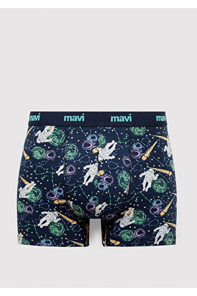 Mavi Printed Navy Blue Boxer 0910741-70695