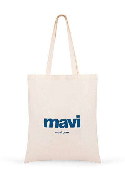 Mavi Logolu Çevre Dostu Geri Dönüştürülebilir Bez Çanta PO393918