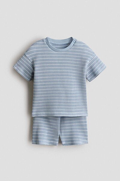 H&M 2-piece waffled cotton set