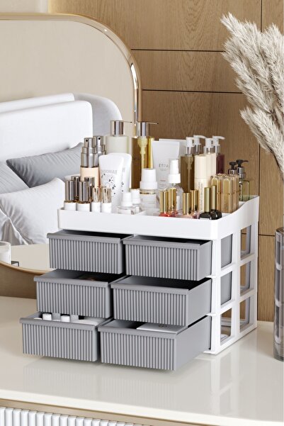 Pufwin Home Paris XL 6 ladica za šminku, kozmetiku, kupaonicu, serum za lice,...