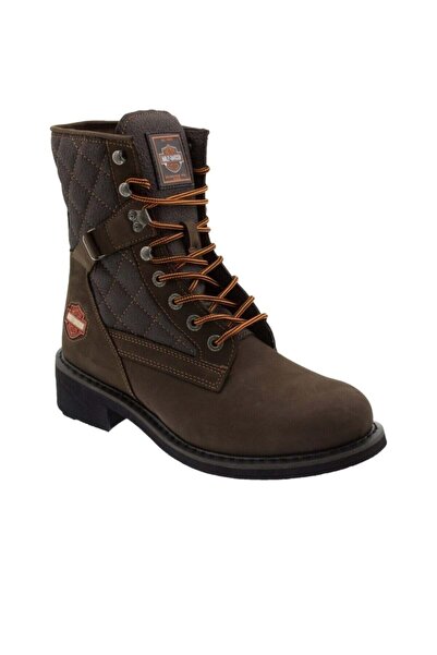 Harley Davidson Ghete de damă noi, negre, din nubuc, model WORKER