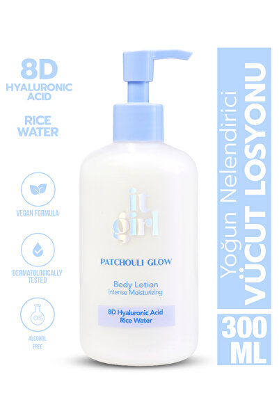 It Girl Patchouli Glow - Yoğun Nemlendirici Vücut Losyonu 300 ML – Paçuli, va...