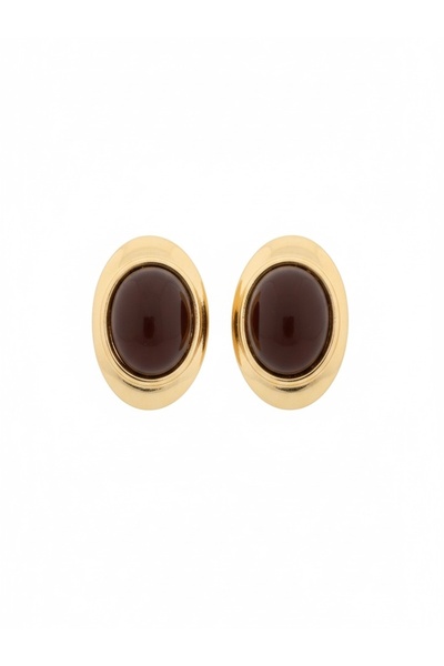 Charmist Çelik kahve siry küpe