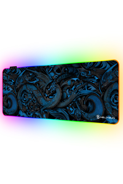 HELİXSUN RGB Mousepad 80x30 [Speed] 3.3MM Pro Gaming 14 Modlu Çalışma