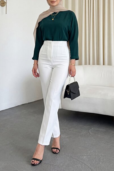 HİJABAYA Παντελόνι Zra Carrot - Πλισέ σχέδιο