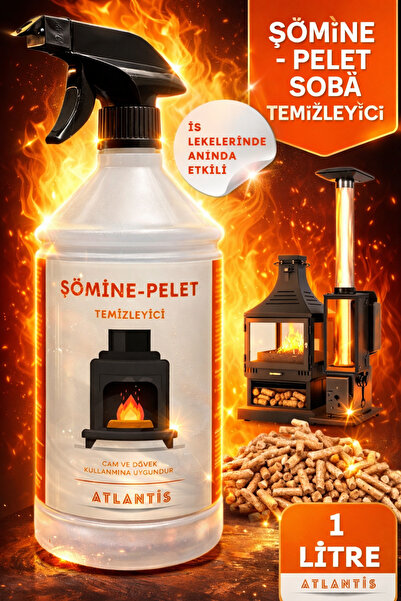 Atlantis Makine Kimya Temizlik Şömine ve Pelet Soba Cam & Izgara Temizleyici ...