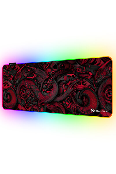 HELİXSUN RGB Mousepad 80x30 [Speed] 3.3MM Pro Gaming 14 Modlu Çalışma