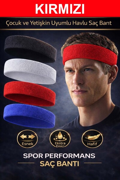 Liggo Лента за коса с кърпа Лента за пот Лента за глава Лента за тенис Лента ...