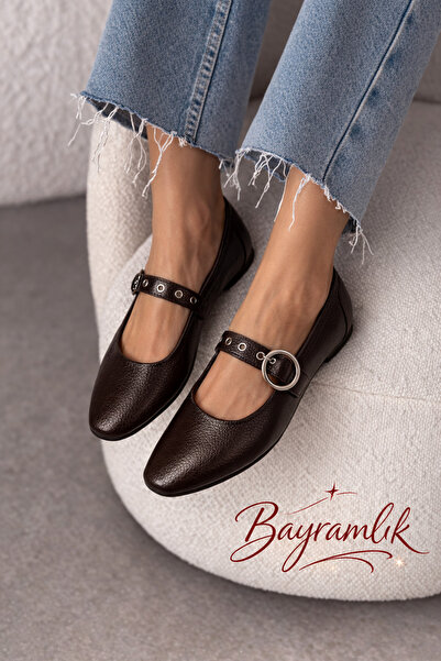 Bermody Viena Γυναικεία λουστρίνια ελαφριά άνετη σόλα, κομψά Με αγκράφα παπού...