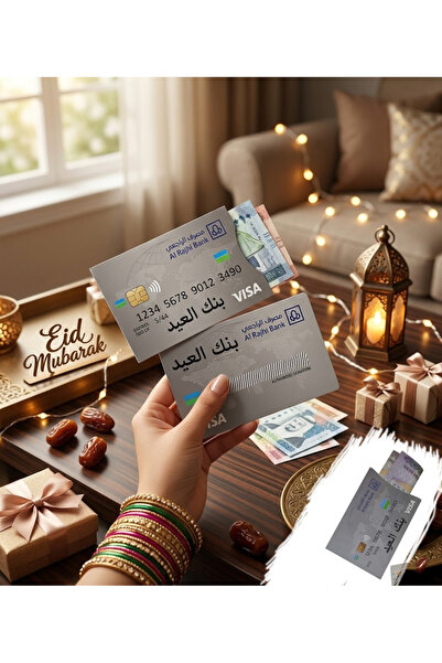 co arma بطاقات توزيع بطاقات العيد على شكل بطاقة صراف آلي 12 بطاقة