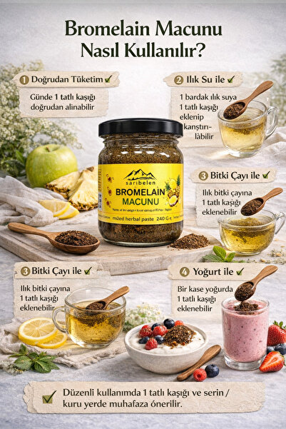 sarıbelen Bromelain Form Macun 240 g – Geleneksel Bitkisel Macun