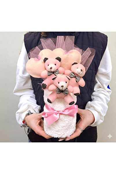 ATELIER EXQUISITE PEMBE AYICIK BUKETİ