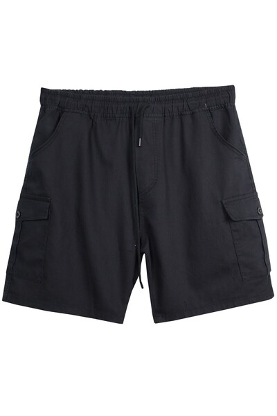 marufshop شورت جينز رجالي مقاس كبير مناسب لوزن 118-156 كجم مع جيوب شحن باللون...