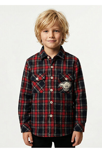 Doctor junior Boy's Red Plaid Lumberjack Shirt